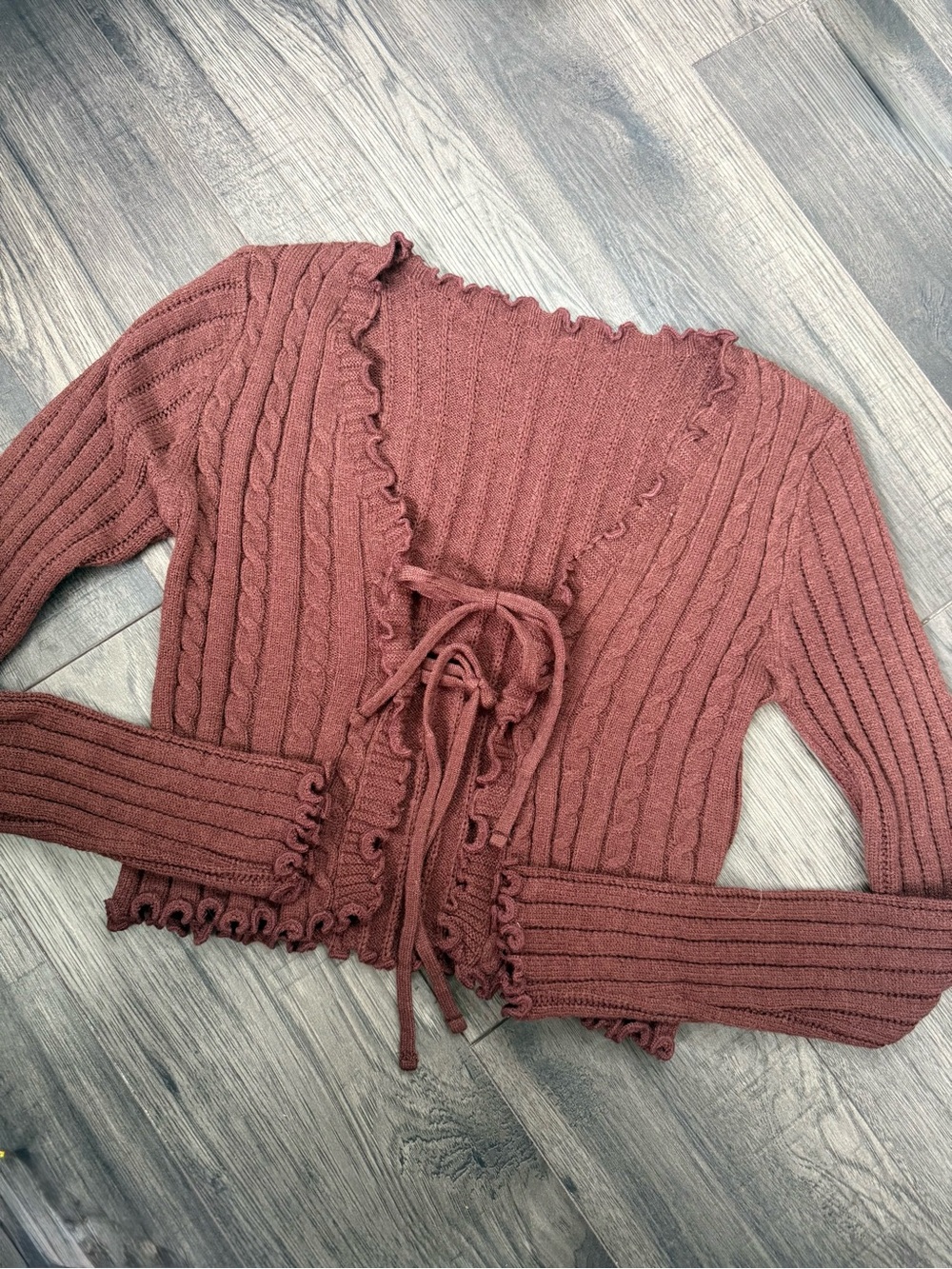SHEIN | Tie Front Cardigan